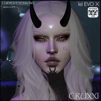 Second Life Marketplace - CRUXXI CURVED EYEBROWS